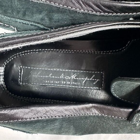 Johnston Murphy  Loafer Men's 8.5 M Black & grey Toe Silver Bit - Picture 5 of 11